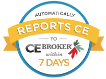 Automatically Reports to CE Broker Within 7 Days